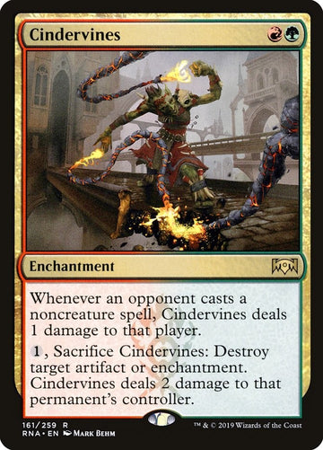 Cindervines Ravnica Allegiance Excellent Magic MTG