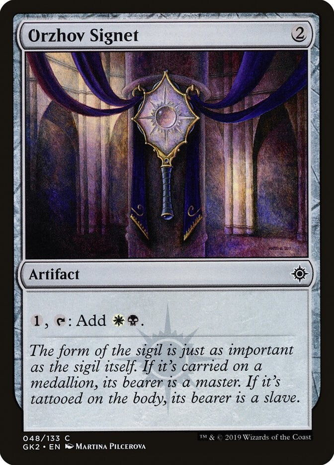 Orzhov Signet - Guild Kits Excellent Magic MTG