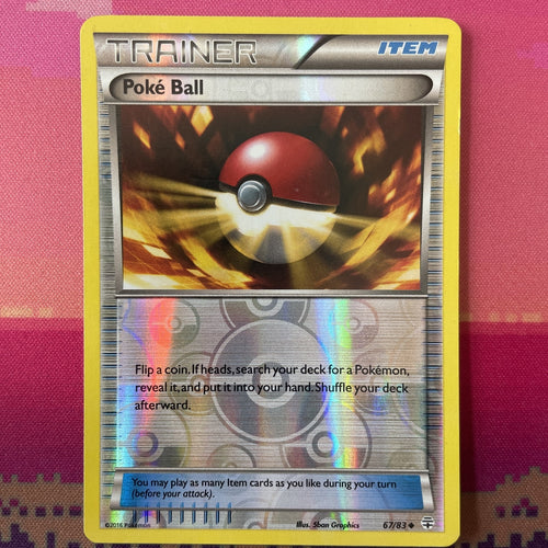 Pokemon Card Poke Ball Generations Reverse Holo 67/83 NM
