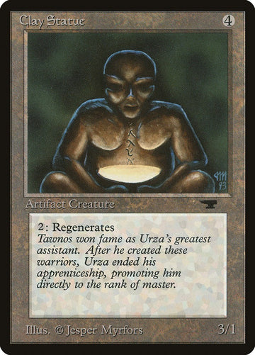 Clay Statue Antiquities Excellent Magic MTG