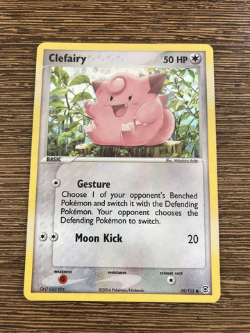 Pokemon Card Clefairy EX FireRed LeafGreen Reverse Holo 59/112 VLP