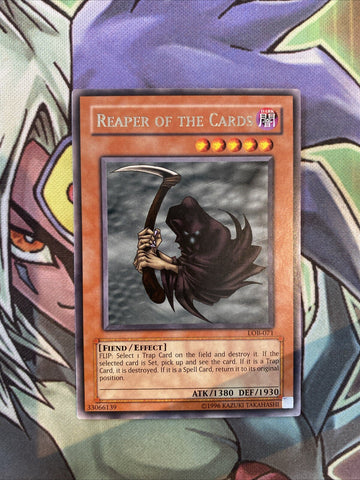 LOB-071 Reaper Of The Cards Rare Unlimited Edition NM Yugioh Card