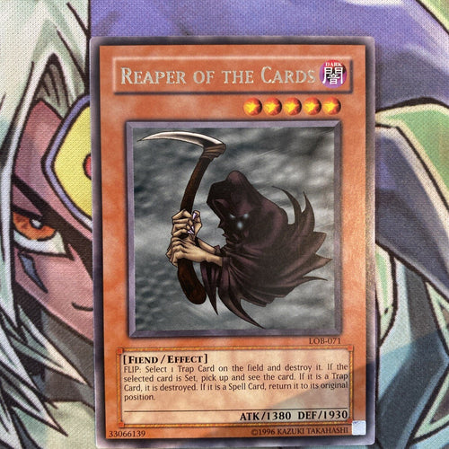 LOB-071 Reaper Of The Cards Rare Unlimited Edition NM Yugioh Card