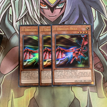 LCKC-EN006 x3 Y-Dragon Head Ultra Rare Excellent Condition Yugioh