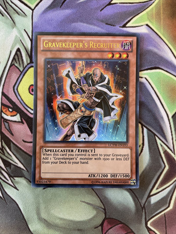 LCYW-EN193 Gravekeeper's Recruiter Ultra Rare UNL Edition NM Yugioh Card
