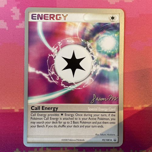 Pokemon Card Call Energy World Championships 2009 92/100 Near Mint