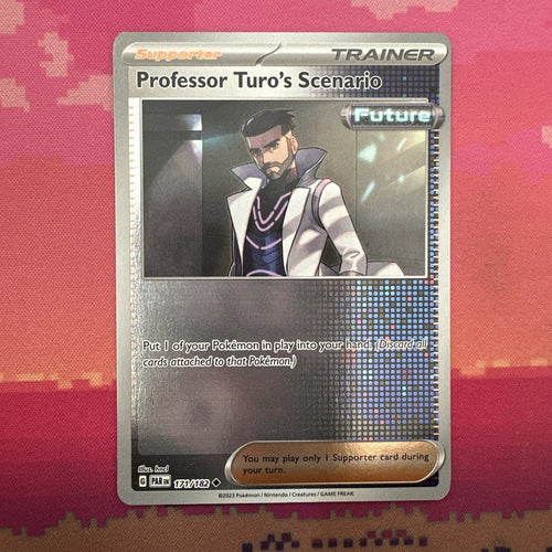 Pokemon Card Professor Turo's Scenario Prismatic Evolutions Reverse Holo 171/182