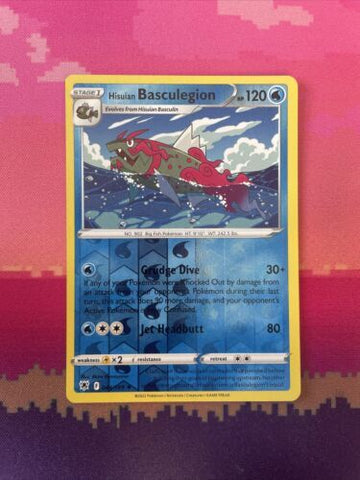 Pokemon Card Hisuian Basculegion Astral Radiance Reverse Holo 044/189 Near Mint