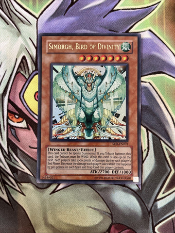 SD8-EN001 Simorgh, Bird Of Divinity Ultra Rare Unlimited Edition NM Yugioh Card