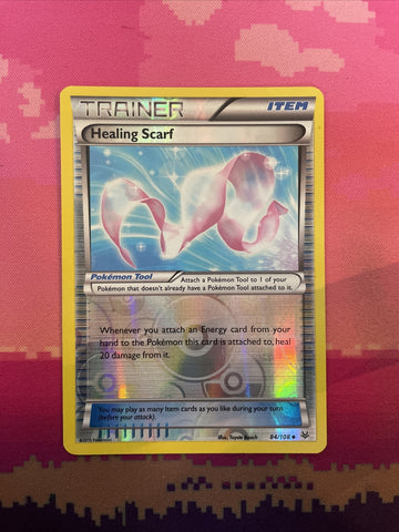 Pokemon Card Healing Scarf Roaring Skies Reverse Holo 84/108Near Mint