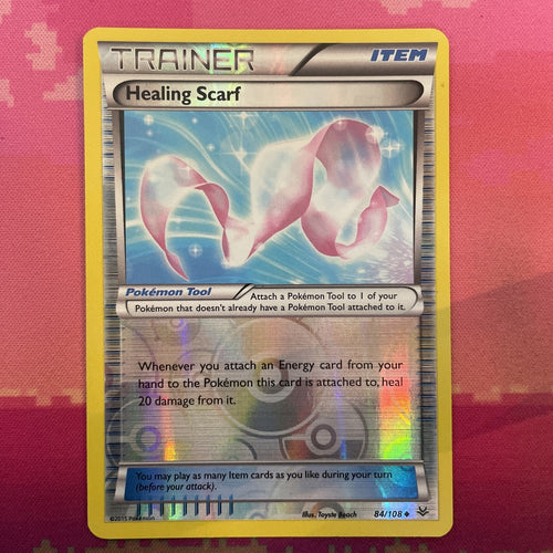 Pokemon Card Healing Scarf Roaring Skies Reverse Holo 84/108Near Mint