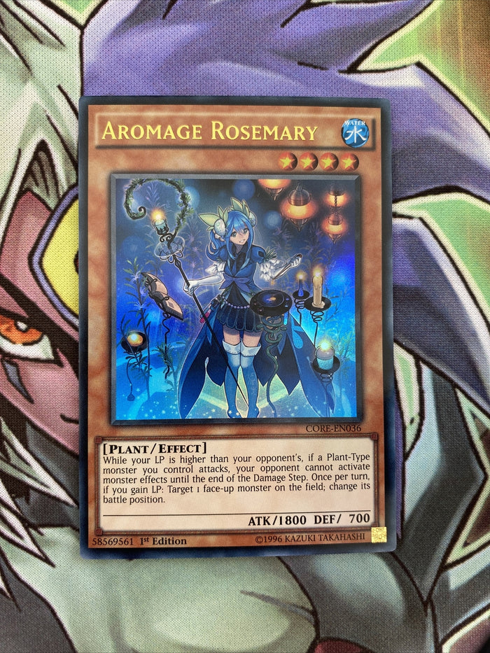 CORE-EN036 Aromage Rosemary Ultra Rare 1st Edition NM Yugioh Card