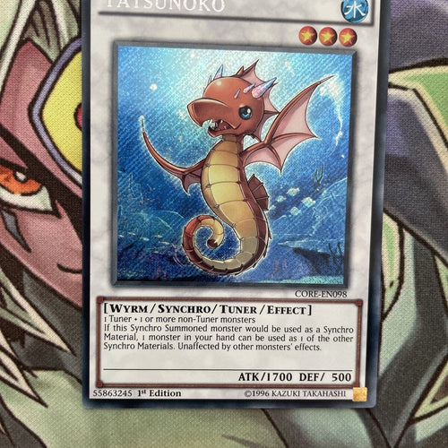 CORE-EN098 Tatsunoko Secret Rare 1st Edition NM Yugioh Card