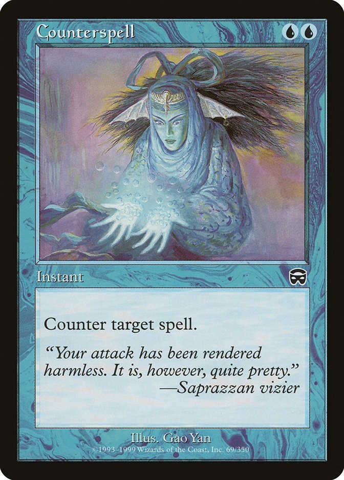 Counterspell Mercadian Masques Excellent Magic MTG