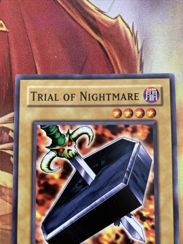 MRL-E112 Trial Of Nightmare 1st Edition NM Yugioh (back)