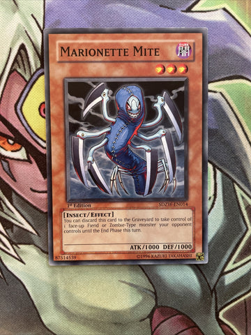 SDZW-EN014 Marionette Mite Common 1st Edition NM Yugioh Card