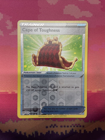 Pokemon Card Cape Of Toughness Darkness Ablaze Reverse Holo 160/189 Near Mint