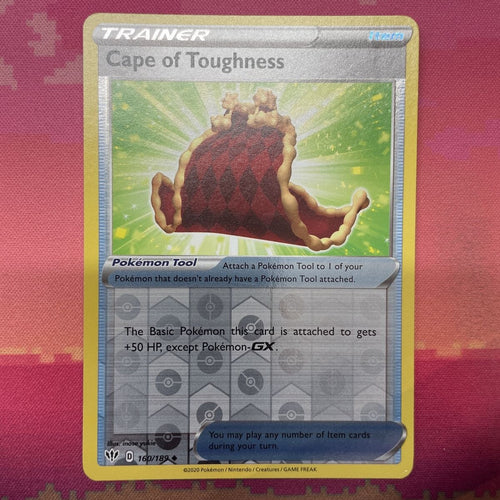 Pokemon Card Cape Of Toughness Darkness Ablaze Reverse Holo 160/189 Near Mint