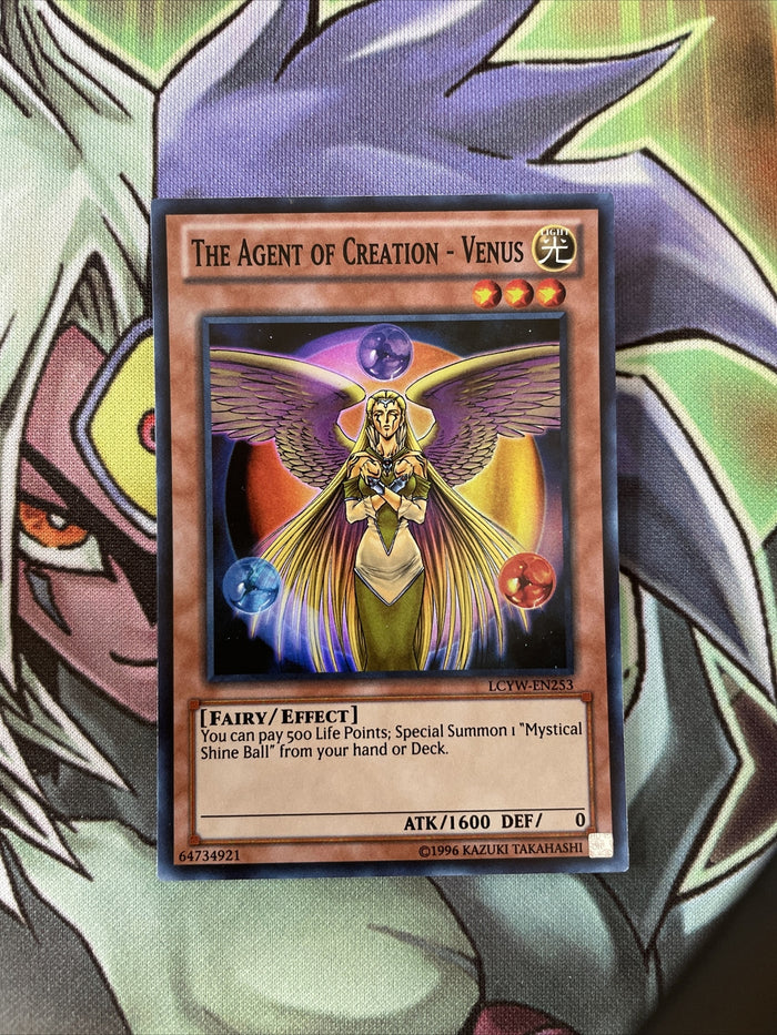 LCYW-EN253 The Agent Of Creation - Venus Super Rare UNL Edition Yugioh Card NM C