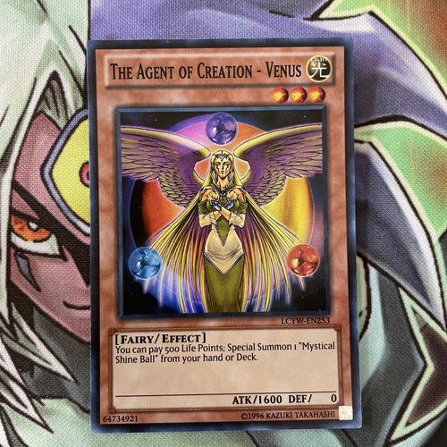 LCYW-EN253 The Agent Of Creation - Venus Super Rare UNL Edition Yugioh Card NM C