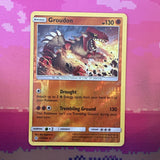 Pokemon Card Groudon Cosmic Eclipse Reverse Holo Rare 113/236 Near Mint