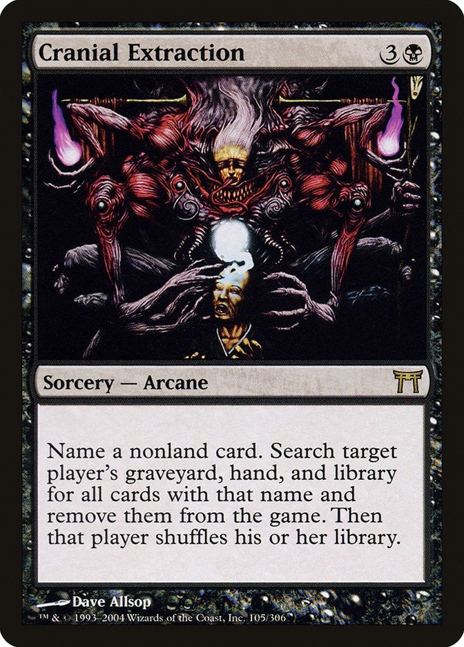 Cranial Extraction Champions Of Kamigawa Excellent Magic MTG