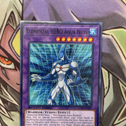 SGX4-ENA21 Elemental Hero Aqua Neos Common 1st Edition NM Yugioh Card