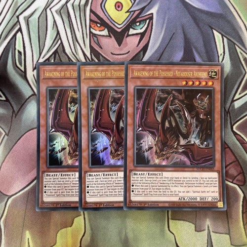 SDCH-EN005 x3 Awakening of the Possessed - Nefariouser Archfiend Ultra Yugiohh