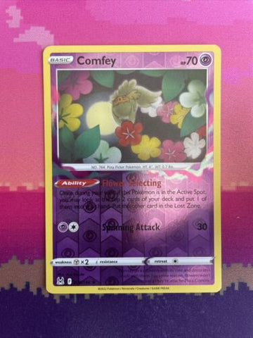 Pokemon Card Comfey Lost Origin Reverse Holo Rare 079/196 NM