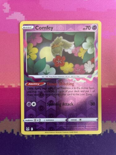 Pokemon Card Comfey Lost Origin Reverse Holo Rare 079/196 NM
