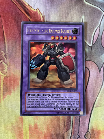 EEN-EN033 Elemental Hero Rampart Blaster Ultra Rare Yugioh Card