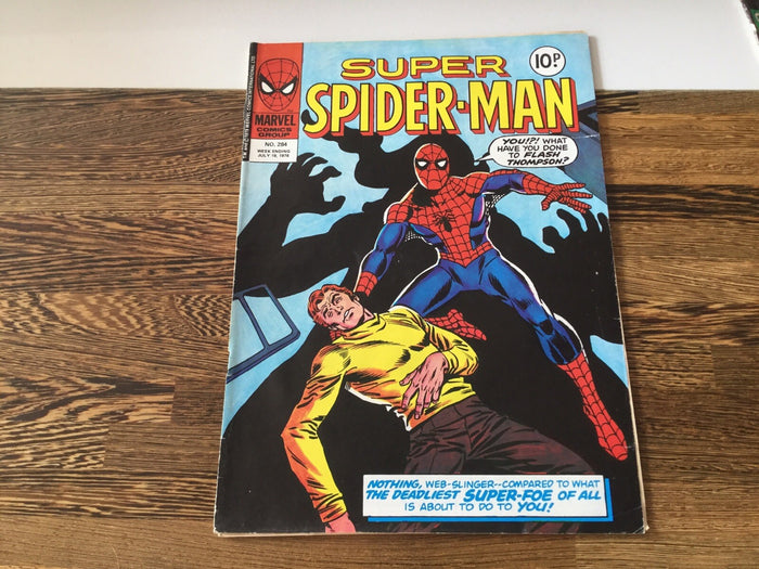 Comic - Super Spider-man #284 Marvel Comics UK edition 1978