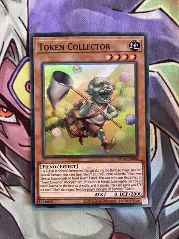 OP18-EN008 Token Collector Super Rare UNL Edition NM Yugioh Card