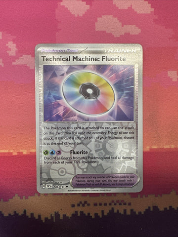 Pokemon Card Technical Machine : Flourite Surging Sparks Reverse Holo 188/191 NM