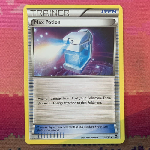 Pokemon Card Max Potion Emerging Powers Uncommon 94/98 Near Mint