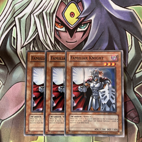 EP1-EN006 x3 Familiar Knight Common Excellent Condition Yugioh