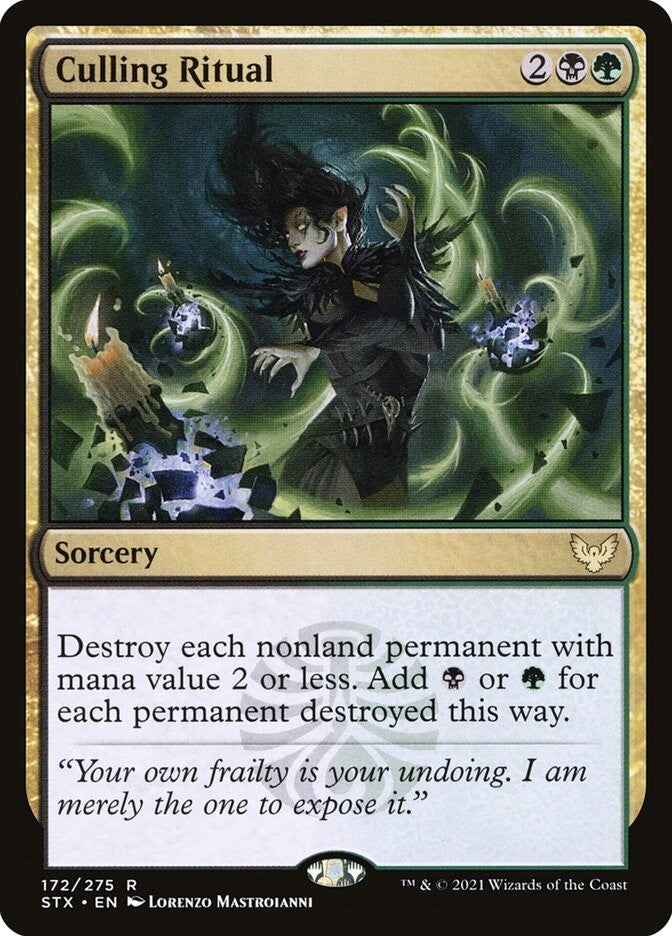 Culling Ritual Strix Haven Excellent Magic MTG