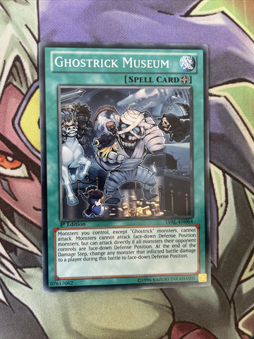 LVAL-EN064 Ghostrick Museum Common 1st Edition NM Yugioh Card