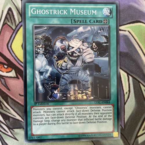 LVAL-EN064 Ghostrick Museum Common 1st Edition NM Yugioh Card