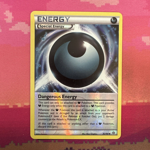Pokemon Card Dangerous Energy Ancient Origins Reverse Holo 82/98 NM