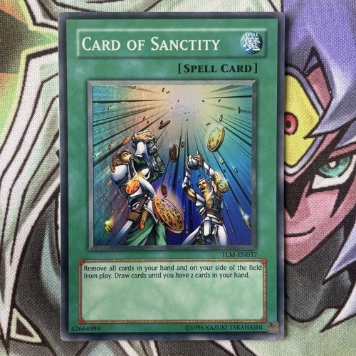 TLM-EN037 Card Of Sanctity Super Rare Unl Edition Yugioh Card
