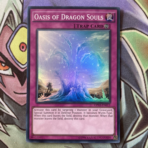 OP03-EN013 Oasis Of Dragon Souls Super Rare NM Yugioh Card