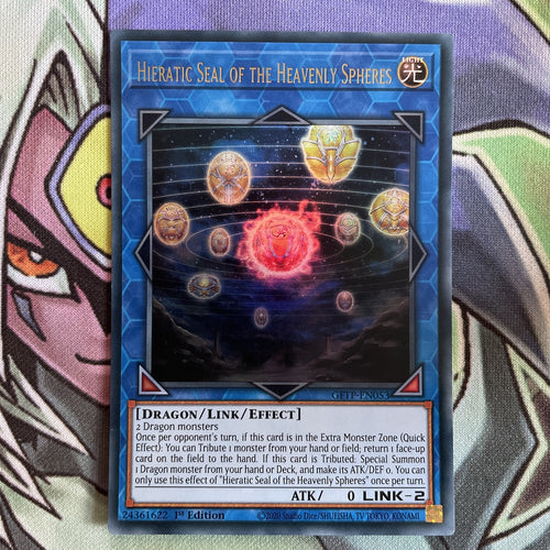 GFTP-EN053 Hieratic Seal Of The Heavenly Spheres 1st Edition NM Yugioh Card