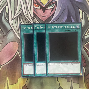 DESO-EN053 x3 The Beginning of the End Super Rare Excellent Condition Yugioh