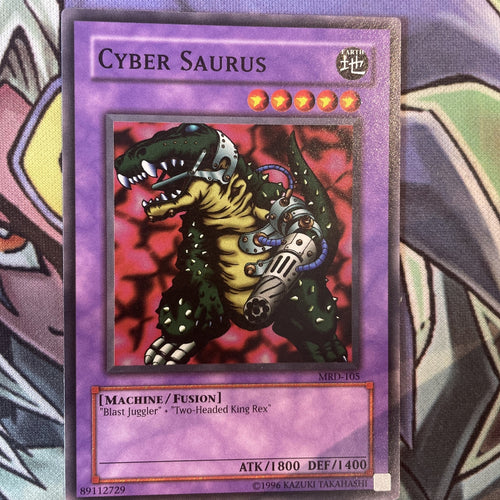 MRD-105 Cyber Saurus Common Unlimited Edition NM Yugioh Card