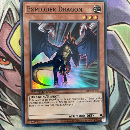 STP5-EN011 Exploder Dragon Super Rare Unlimited Edition NM Yugioh Card