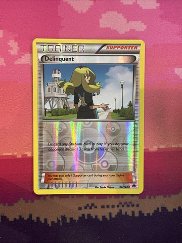 Pokemon Card Delinquent Breakpoint Reverse Holo 98/122 Near Mint