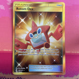 Pokemon Card Rotom Dex 159/149 Secret Rare Sun & Moon Near Mint