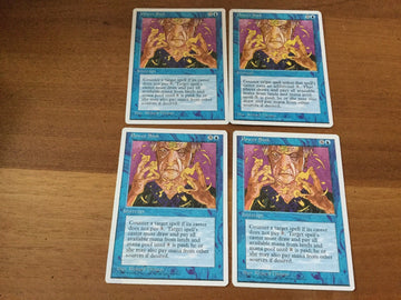 x4 Power Sink - Fourth Edition Excellent Magic MTG
