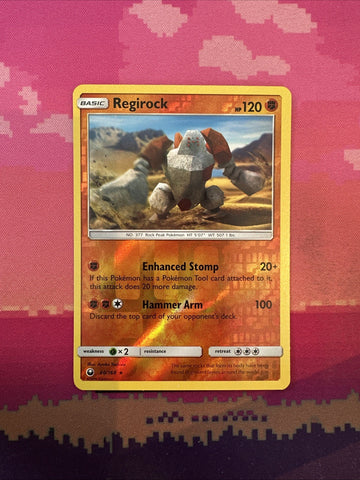 Pokemon Card Regirock Celestial Storm Reverse Holo Rare 80/168 Near Mint
